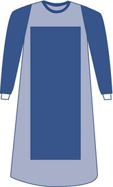 GOWN,POLYRNF,BRTHSLV,2XL,100/CS